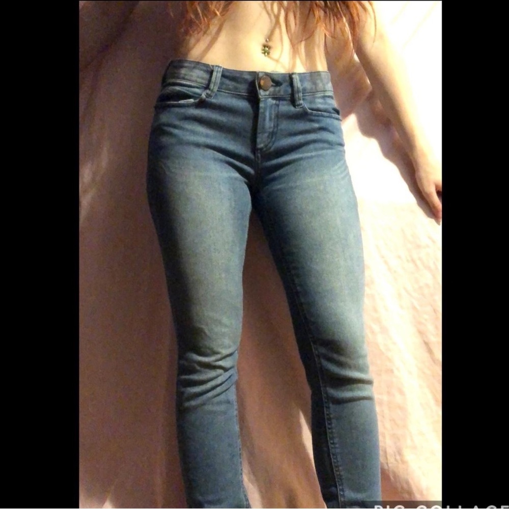 No boundaries size 3 blue skinny jeans low rise